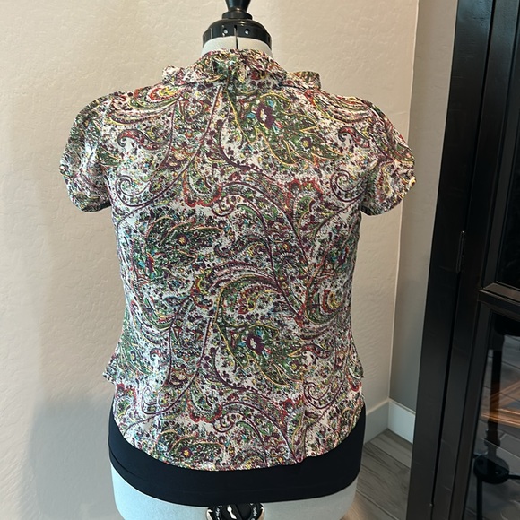 Loft Blouse, Multi Color w/ Ruffles (LP) - Picture 2 of 7